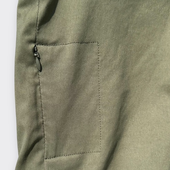 PrAna Halle Pant Bootcut Low UPF Gorpcore Outdoor Hiking Slate Green 10 Short - Picture 8 of 14